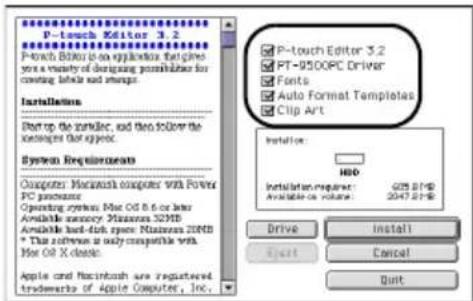 BROTHER PTouch 9500PC - Hinweis - 5