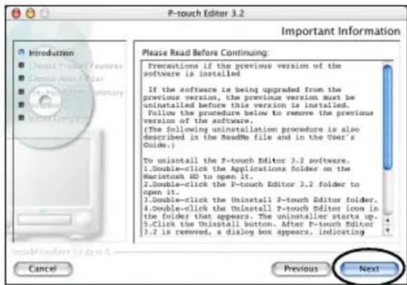 BROTHER PTouch 9500PC - Double-cliquez sur le dossier P-touch Editor 3.2. - 7
