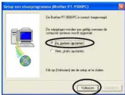 BROTHER PTouch 9500PC - Klik op de knop voor de Geavanceerde instellingen. - 8