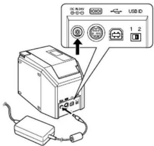 BROTHER PTouch 9500PC - Aansluiten op het stopcontact - 2