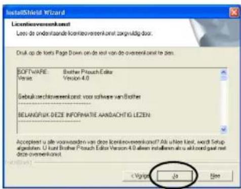 BROTHER PTouch 9500PC - Start de computer op en plaats verwolgens de cd-rom in het cd-romstation. - 11