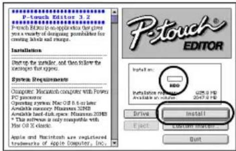 BROTHER PTouch 9500PC - Remarque - 9