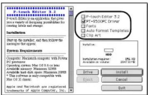 BROTHER PTouch 9500PC - Remarque - 11