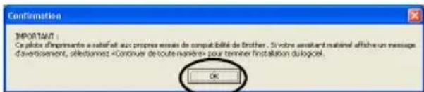 BROTHER PTouch 9500PC - Confirmez le contenu, puis cliquez sur [OK]. - 1