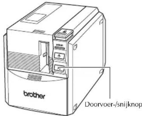 BROTHER PTouch 9500PC - Plaats de lintcassette. - 6