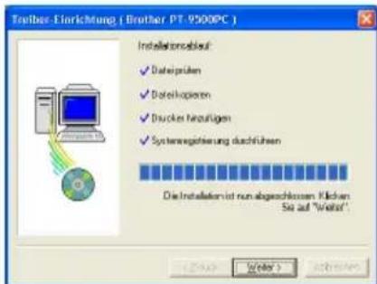BROTHER PTouch 9500PC - Klichen Sie auf die Schaltfläche für den Druckertreiber. - 10