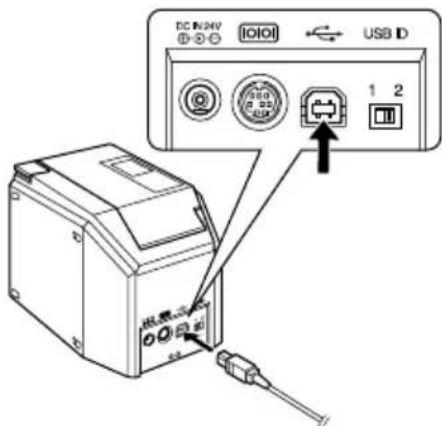 BROTHER PTouch 9500PC - Entfernen Sie den Kabelbinder vom mitgelieferten USB-Datenkabel. - 3