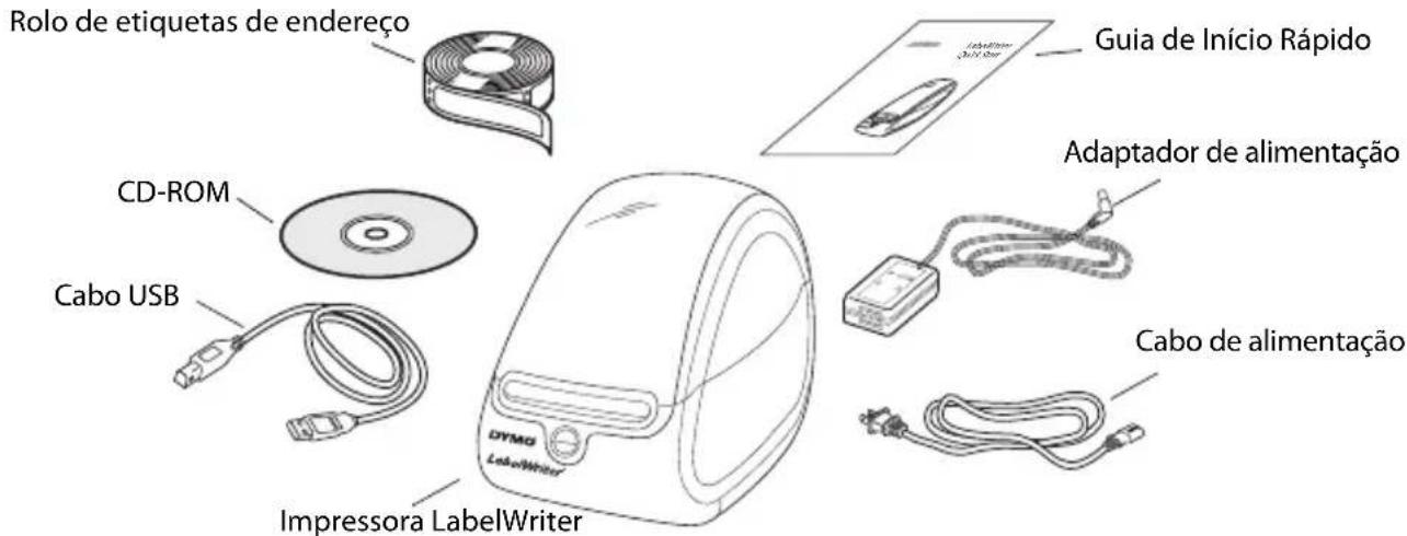 DYMO LabelWriter 400 - Remove a impressora LabelWriter da embalagem - 1