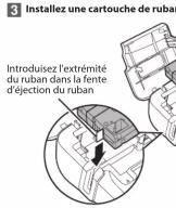 EPSON LabelWorks LW700 - Installation d'une cartouche de ruban - 3