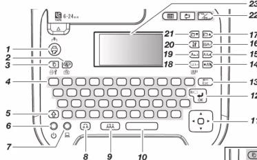 EPSON LabelWorks LW700 - Clavier - 1