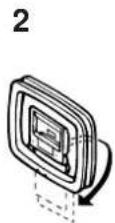 YAMAHA TX592 - Connecting the AM loop antenna - 2