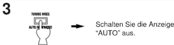 YAMAHA TX592 - AUTOMATISCHE ABSTIMMUNG MANUELLE ABSTIMMUNG - 7
