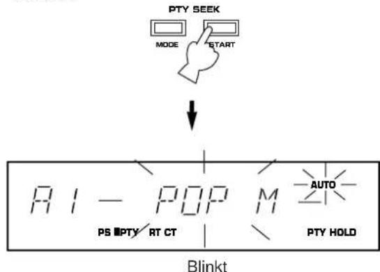 YAMAHA TX592 - Abrufen einer gewünschten Programmart von den vorabgestimmten RDS-Sendern (PTY SEEK) - 4