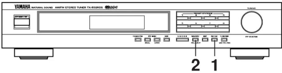 YAMAHA TX592 - AUTOMATIC PRESET TUNING - 1
