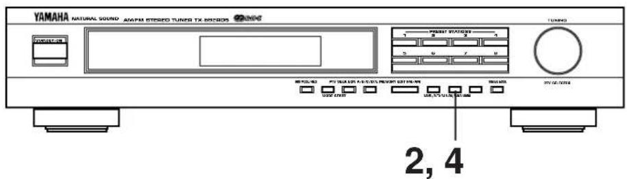 YAMAHA TX592 - ÄNDERN VON SPEICHERPLÄTZEN - 1