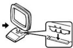 YAMAHA TX592 - Raccordement de le cadre-antenne AM - 4