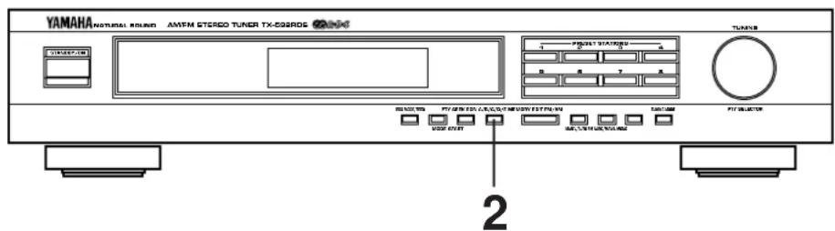 YAMAHA TX592 - Making this unit call a program of your desired program type automatically when its broadcast starts - 1