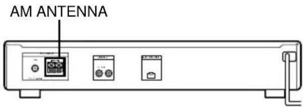 SONY STSE370S - Anschluß der MW/LW-Antenne - 1
