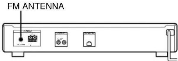 SONY STSE370S - Conexión de una antena de FM - 1