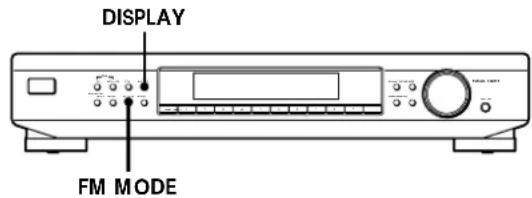 DISPLAY FM MODE