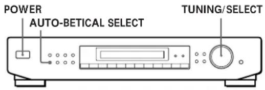 SONY STSE300 - Armazenamento automatico de estações FM (seleção alfabetica automatica) - 1