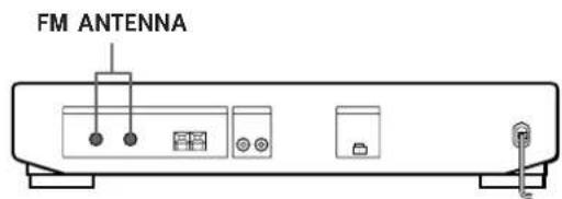 SONY STSE300 - Raccordement de I'antenne FM - 1