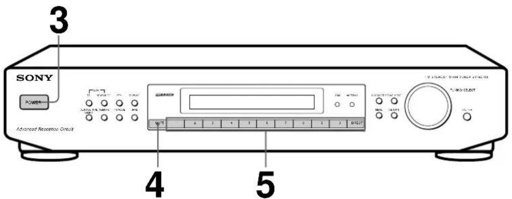 SONY STSE300 - Receiving Preset Stations - 1
