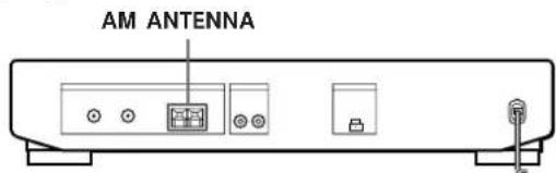 SONY STSE500 - Raccordement de l'antenne AM - 1