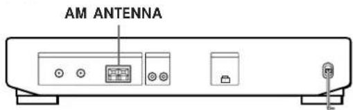 SONY STSE500 - Conexión de la antena de AM - 1