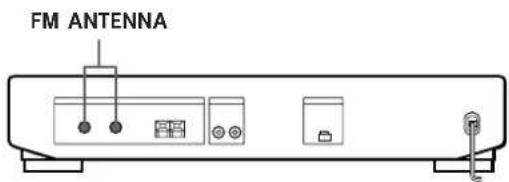 SONY STSE500 - Raccordement de l'antenne FM - 1