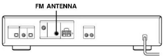 SONY STD777ES - Raccordement de I'antenne FM - 1