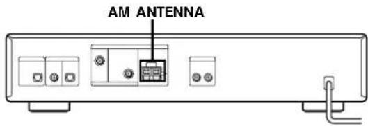 SONY STD777ES - Anschlieben der AM-Antenne - 1