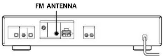 SONY STD777ES - Conexiones de la antenna de FM - 1