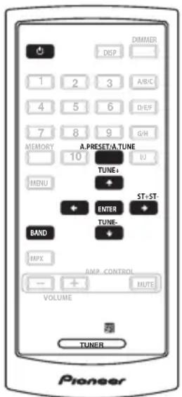 PIONEER FF3J - Mémoire de préréglage automatique - 1
