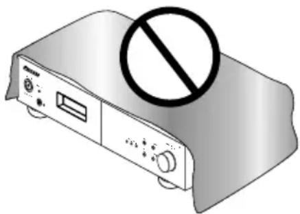 PIONEER FF3J - VORSICHTSHINWEIS ZUR BELUFTUNG - 1