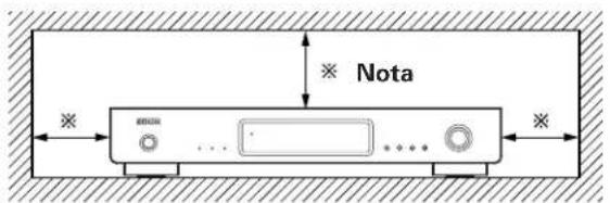DENON TU1500RD - Precauciones durante la instalación - 1