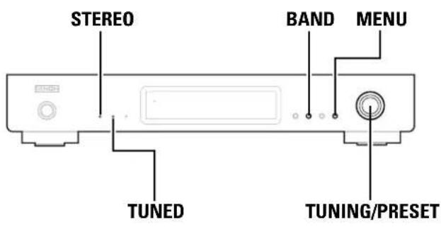 DENON TU1500RD - ■ GRUNDINSTÄLLNINGAR - 1