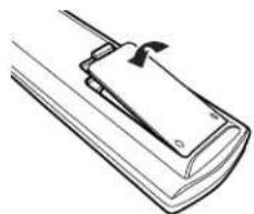 DENON TU1500RD - Installazione delle batterie - 3