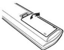 DENON TU1500RD - Colocacion de las pilas - 1