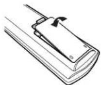 DENON TU1500RD - Einlagen der Batterien - 3