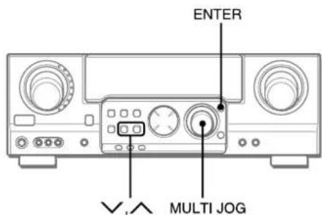 AIWA AVD58 - EINSTELLUNG VON LFE UND DYNAMIC-BEREICH - 1