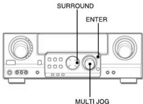 AIWA AVD58 - POUR SELECTIONNER UN MODE DTS SURROUND - 1