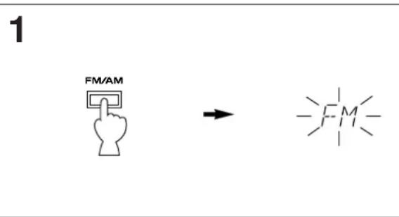 YAMAHA TX592RDS - Mémorisation des stations - 1