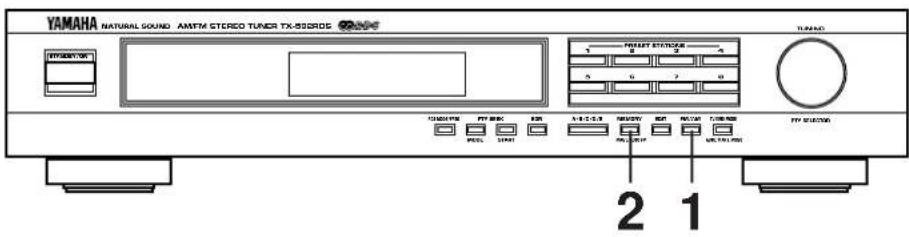 YAMAHA TX592RDS - AUTOMATISK FÖRINSTÄLLNING - 1