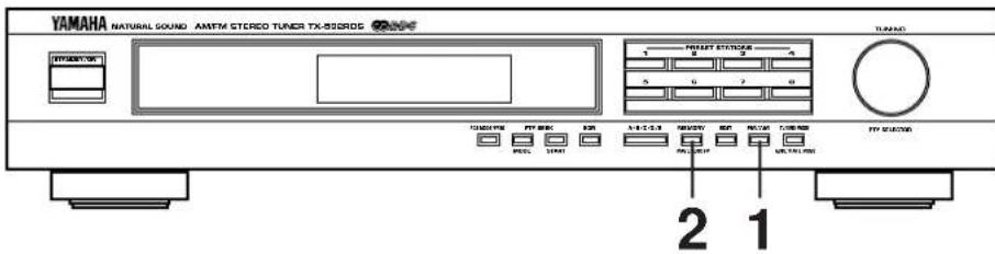 YAMAHA TX592RDS - AUTOMATIC PRESET TUNING - 1