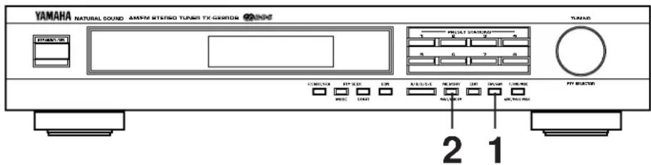 YAMAHA TX592RDS - SYNTONISATION PREREGLEE AUTOMATIQUE - 1