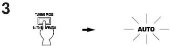 YAMAHA TX592RDS - SINTONIZATION AUTOMATICA SINTONIZATION MANUAL - 3