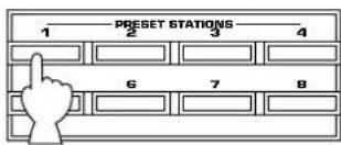 YAMAHA TX592RDS - To recall a preset station - 4