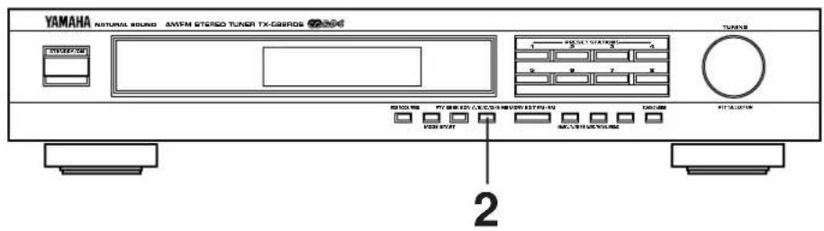 YAMAHA TX592RDS - Appel automatique d'un programme du type désiré lorsque sa diffusion commence - 1