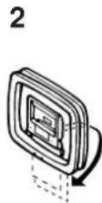 YAMAHA TX592RDS - Raccordement de le cadre-antenne AM - 3